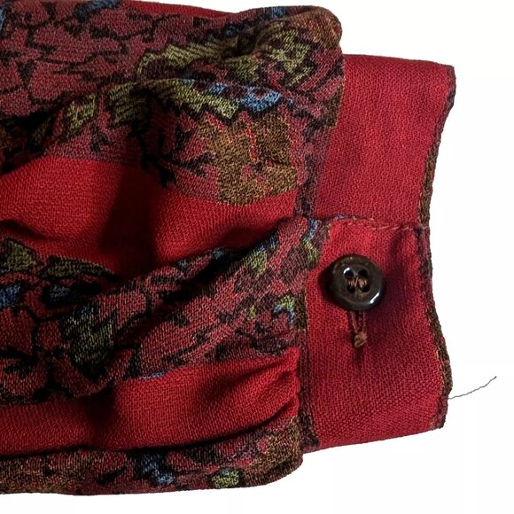 KAUNOTAR made in FINLAND high end dress Sz 10 BELT & BOW 100% VISCOSE A GEM !! - Picture 10 of 16